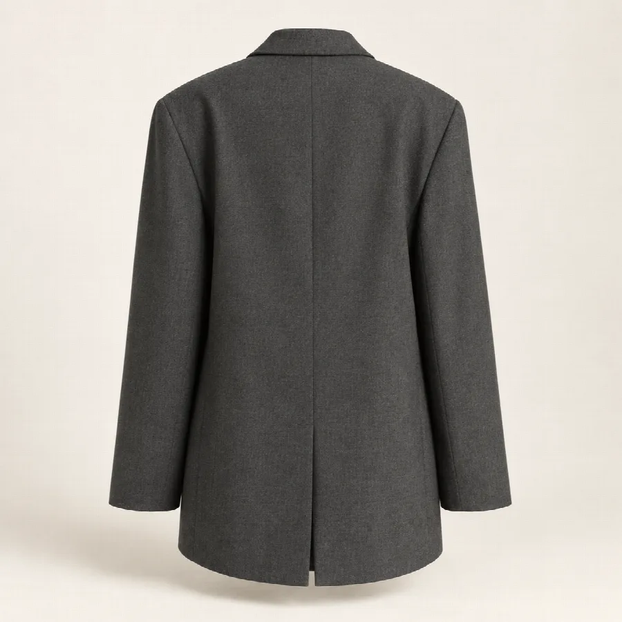 Charcoal Oversized Blazer — photo 2 of 2