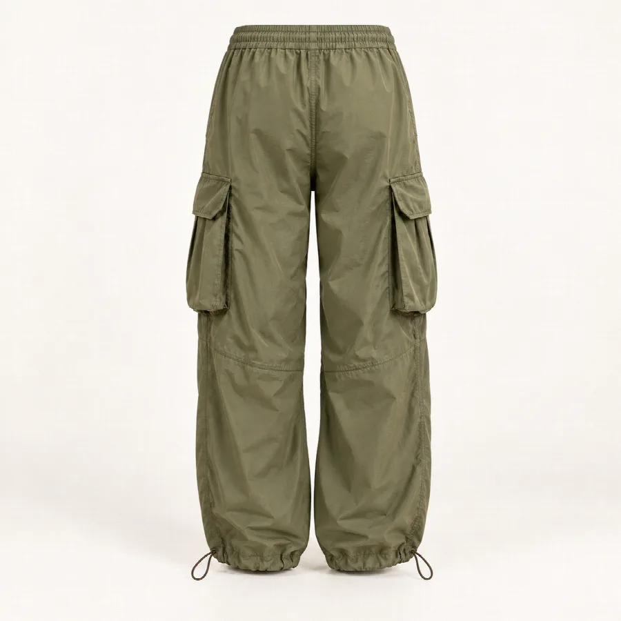 Olive Parachute Cargo Pants — photo 2 of 2